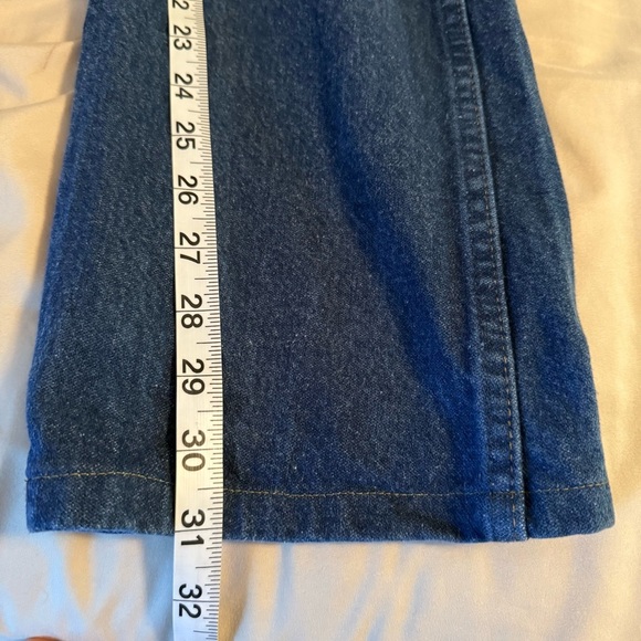 Wrangler Jeans Men Size 32x36 Original Fit Blue Denim 5 Pocket Cowboy Western - Picture 8 of 10